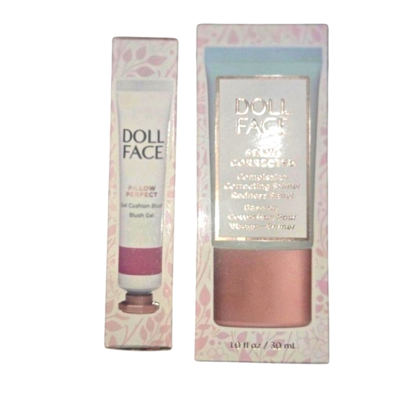 Other - DollFace "Pillow Perfect" Gel Blush & "Stand Corrected" Primer